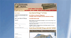 Desktop Screenshot of gunbarrelpiling.com