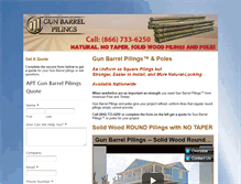 Tablet Screenshot of gunbarrelpiling.com